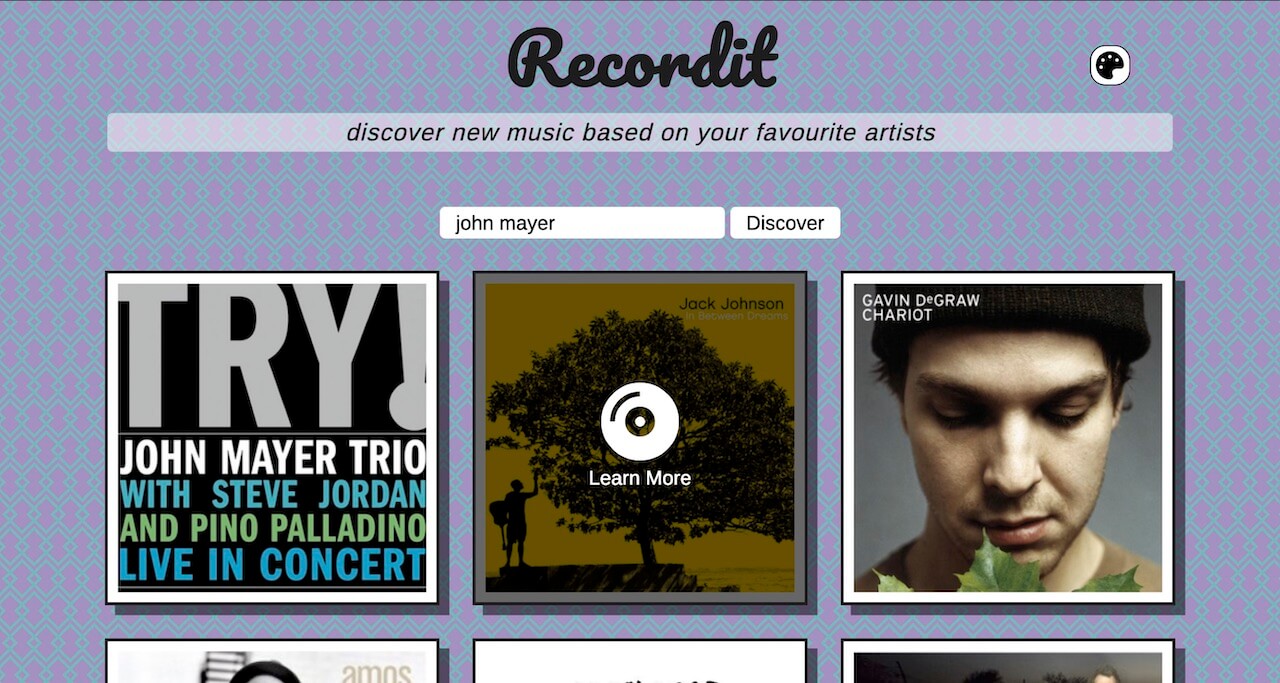 screenshot of Recordit website.